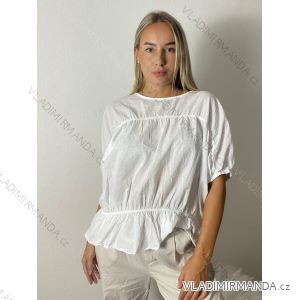 Letní halenka dámska (S/M/L ONE SIZE) TALIANSKA MÓDA IMWTM2600011/DUR