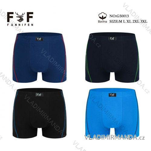 Boxerky bavlnené pánske nadrozmer (M - 3XL) FANNIFEN FNF26G50013