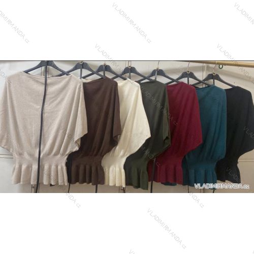 Sveter dlhý rukáv dámsky (S/M/L ONE SIZE) TALIANSKA MÓDA IMC260240
