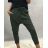 Tepláky baggy dlouhé dámské (S/M ONE SIZE) ITALSKÁ MÓDA IMD21549 S / M čierna