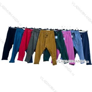 Tepláky baggy dlouhé dámské (S/M ONE SIZE) ITALSKÁ MÓDA IMD21549