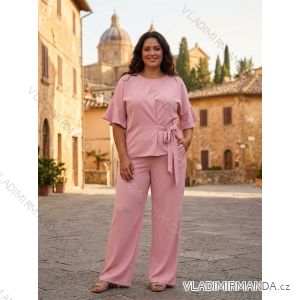 Komplet elgantný dámsky nadrozmer (40-48 ONE SIZE) POLSKÁ MÓDA PMLBL26002/DUR