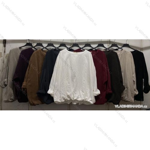 Tričko dlhý rukáv nadrozmer dámske (44/46/48 ONE SIZE) IMC260273