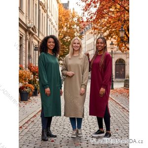 Mikina dlhá dámska nadrozmer (46/48/50 ONE SIZE) TALIANSKA MÓDA IM4260303
