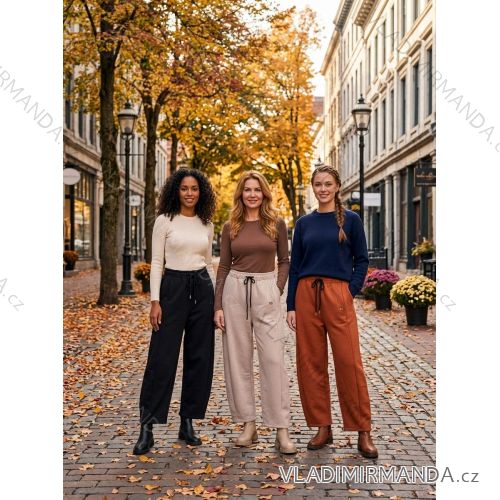 Tepláky dlhé dámske (42/44/46 ONE SIZE) TALIANSKA MÓDA IM4260304