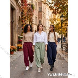 Tepláky masielko dlhé dámske (44/46/48 ONE SIZE) TALIANSKA MÓDA IM4260305