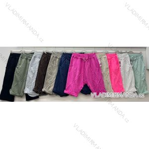 Kraťasy baggy dámske nadrozmer (44/46/48 ONE SIZE) TALIANSKA MÓDA IM425408/DUR