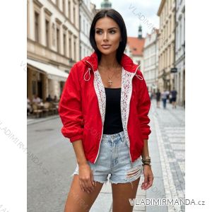 Bunda krátka tenká dlhý rukáv dámska (S/M/L ONE SIZE) TALIANSKA MÓDA IMWGG26002/DUR