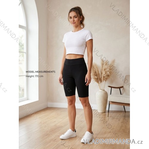 Legíny dlhé dámske (S/ML/XL-XL/2XL) TURECKÁ MÓDA TMWL22099/DUR L / XL čierna