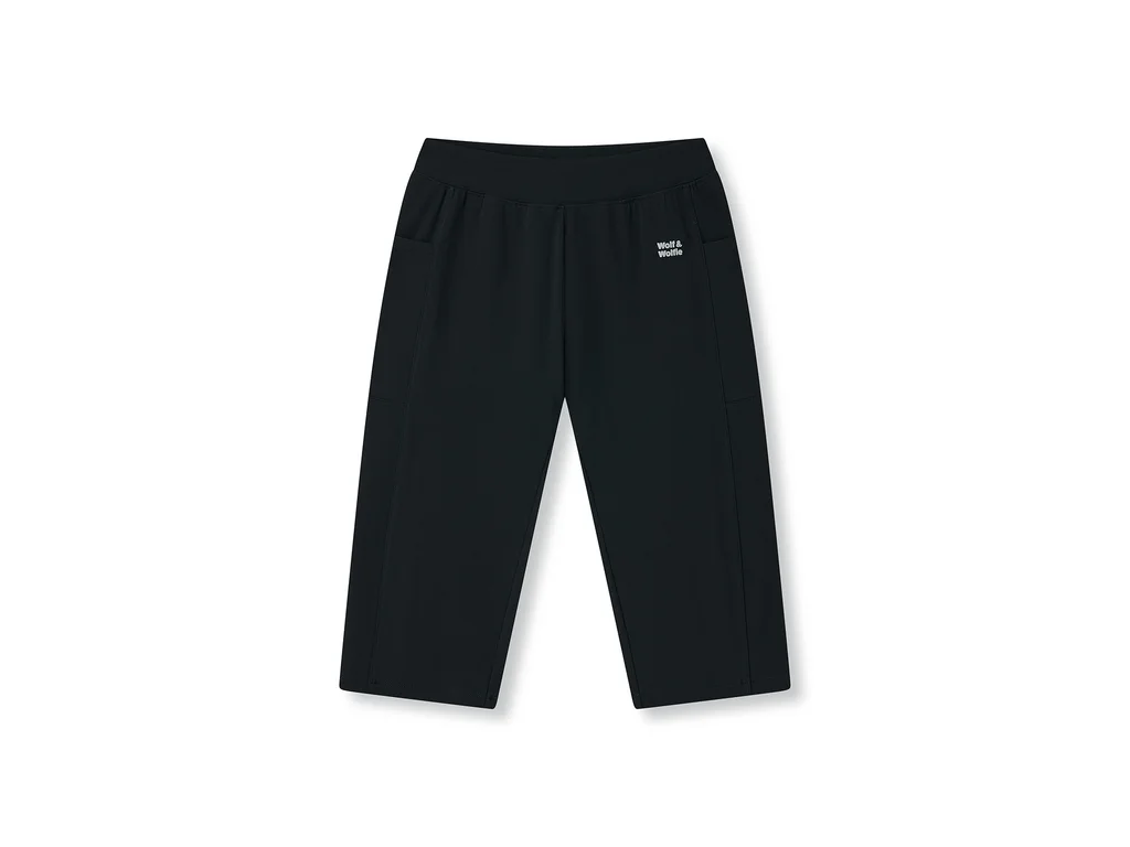 Legíny 3/4 krátke s kapsičkami dámske nadrozmer (M - 3XL) WOLF H2643B