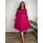 Šaty dlhé košilové  dlouhý rukáv dámske EUGENIE  (S/M/L ONE SIZE) TALIANSKA MÓDA IMSM26000034/DUR <div>
<p>2XL / 3XL</p>
</div> čierna