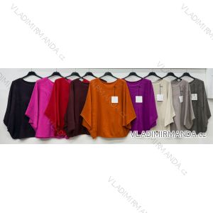 Sveter úpletový netopierí krátky rukáv dámsky OVERSIZE (S/M/L ONE SIZE) TALIANSKA MóDA IM4260333