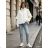 Bunda 3/4 rukáv dámska OVERSIZE (S/M/L ONE SIZE) TALIANSKA MÓDA IM4260336