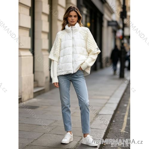 Bunda 3/4 rukáv dámska OVERSIZE (S/M/L ONE SIZE) TALIANSKA MÓDA IM4260336