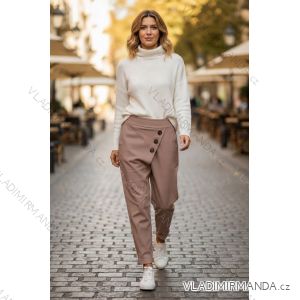 Nohavice voľnočasové dámske (S/M/L ONE SIZE) TALIANSKA MÓDA IMD26107