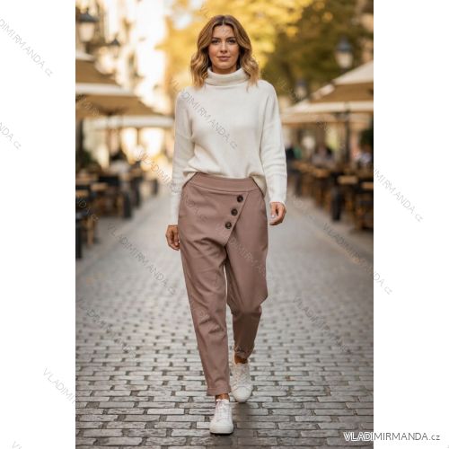 Nohavice voľnočasové dámske (S/M/L ONE SIZE) TALIANSKA MÓDA IMD26107