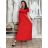Šaty dlhé letné rebrované krátky rukáv dámske (XS/S/M/L ONE SIZE) TALIANSKA MÓDA IMSM25128 modrá S/M/L
