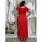 Šaty dlhé letné rebrované krátky rukáv dámske (XS/S/M/L ONE SIZE) TALIANSKA MÓDA IMSM25128 modrá S/M/L