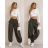 Nohavice dlhé voľnočasové dámske (S/M/L ONE SIZE) TALIANSKA MÓDA IMD26112