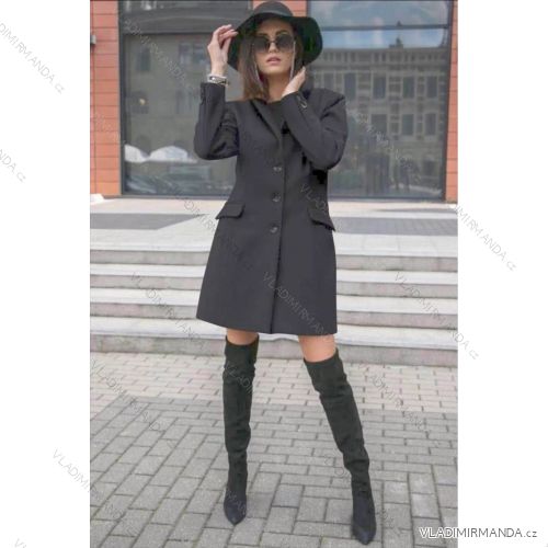 Kabát slabý dlhý rukáv dámsky (L/XL ONE SIZE) TALIANSKA MÓDA IMD26119