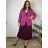 Sako elegantný dlhý rukáv dámske nadrozmer BONA (48/50/52 ONE SIZE) TALIANSKA MÓDA IMD26076/DUR