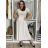 Šaty dlhé letné krátky rukáv dámske (S/M/L ONE SIZE) TALIANSKA MÓDA IM425MARIA-M/DU tmavě zelená S/M/L