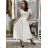 Šaty dlhé letné krátky rukáv dámske (S/M/L ONE SIZE) TALIANSKA MÓDA IM425MARIA-M/DU tmavě zelená S/M/L