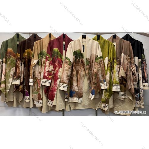 Cardigan dlhý rukáv dámsky nadrozmer (48/50/52 ONE SIZE) TALIANSKA MÓDA IMC26300