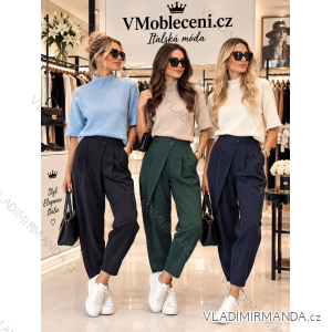 Nohavice dlhé elegantní dámske JITKA (S/M/L ONE SIZE) TALIANSKA MÓDA IM426070/DUR