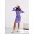Šaty úpletové dlhý rukáv dámske (S/M/L ONE SIZE) TALIANSKA MÓDA IMD26138