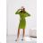 Šaty úpletové dlhý rukáv dámske (S/M/L ONE SIZE) TALIANSKA MÓDA IMD26138