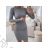 Šaty úpletové s rolákom dlhý rukáv dámske (S/M/L ONE SIZE) TALIANSKA MÓDA IMD26139