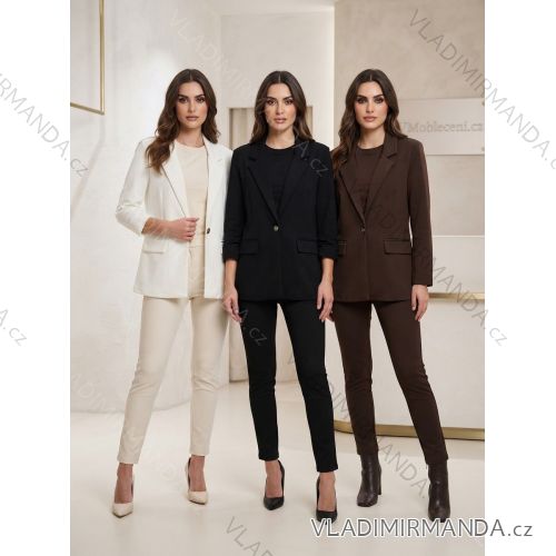 Sako elegantní dlouhý rukáv dámské (S/M/L ONE SIZE) ITALSKá MóDA IM326021