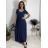 Šaty dlhé letné krátky rukáv dámske (S/M/L ONE SIZE) TALIANSKA MÓDA IM425MARIA-M