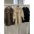 Kabát baránkový na gombíky dlhý rukáv dámsky (S/M/L ONE SIZE) INDICKÁ MÓDA IMWBC26003/DUR S/M/L hnedá