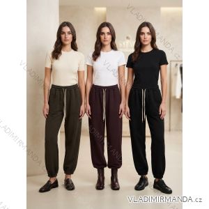 Kalhoty/Tepláky máslové dámske (S/M/L ONE SIZE) TALIANSKA MóDA imc261007/DUR