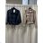Bunda na zip dlhý rukáv dámska (S/M/L ONE SIZE) TALIANSKA MóDA IM326025/DUR S/M/L čierna