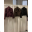 Bunda na knoflíky dlhý rukáv dámska (S/M/L ONE SIZE) TALIANSKA MÓDA IMC261004