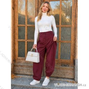 Nohavice dlhé voľnočasové dámske (S/M/L ONE SIZE) TALIANSKA MÓDA IMD26112/DUR