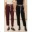 Nohavice dlhé s páskem dámske (S/M/L ONE SIZE) TALIANSKA MÓDA IMHMM260445