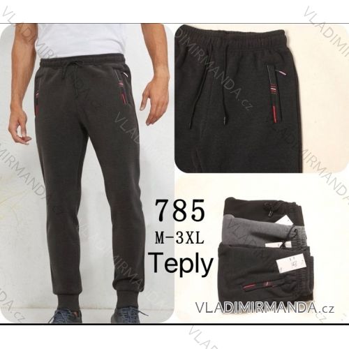 Tepláky dlhé teplé pánske nadrozmer (M-3XL) SEZON SEZ26785