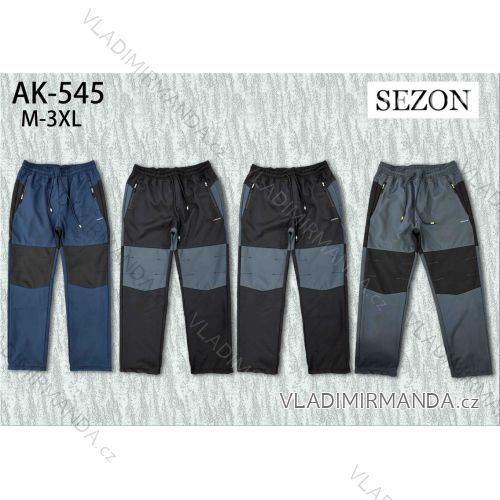 Nohavice outdoor zateplené flaušovou podšívkou pánske nadrozmer (M-3XL) SEZON SEZ26AK-545