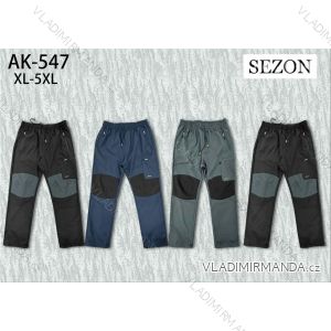 Nohavice outdoor zateplené flaušovou podšívkou pánske nadrozmer (XL-5XL) SEZON SEZ26AK-547