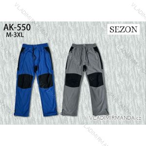 Nohavice outdoor zateplené flaušovou podšívkou pánske nadrozmer (M-3XL) SEZON SEZ26AK-550