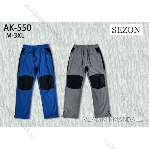 Nohavice outdoor zateplené flaušovou podšívkou pánske nadrozmer (M-3XL) SEZON SEZ26AK-550