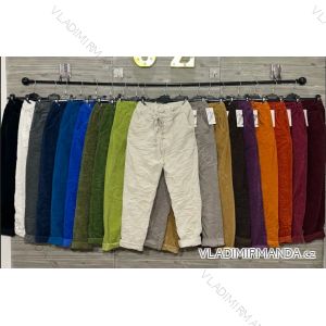 Nohavice strečové manžestr dlhé dámske (S/M/L ONE SIZE) IMPOZ26SM-63187