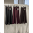 Nohavice elegantné s páskem dlhé so širokou nohavicou dámske (S/M/L ONE SIZE) TALIANSKA MODA IM326026/DUR S/M/L čierna