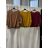 Mikina oversize dlhý rukáv dámska (S/M/L ONE SIZE) TALIANSKA MÓDA IMSM26723/DUR S/M/L hnědá světlá