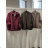 Bunda bavlněná na zip oversize s kapucňou dlhý rukáv dámska (M/L/XL ONE SIZE) TALIANSKA MÓDA IMSM262566