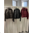 Bunda na zip s kapucňou dlhý rukáv dámska (S/ML ONE SIZE) TALIANSKA MÓDA IMSM2689087
